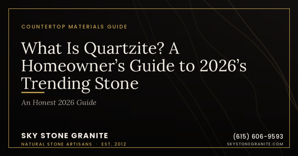 What Is Quartzite? A Homeowner’s Guide to 2026’s Trending Stone